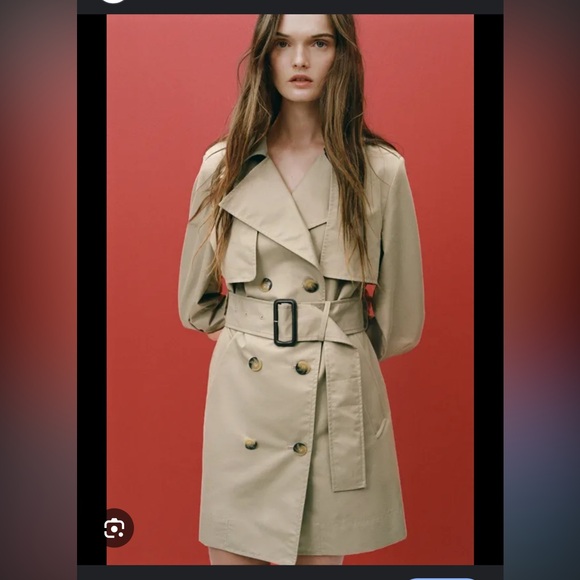 Zara trench coat rain coat 🧥 - Picture 9 of 12